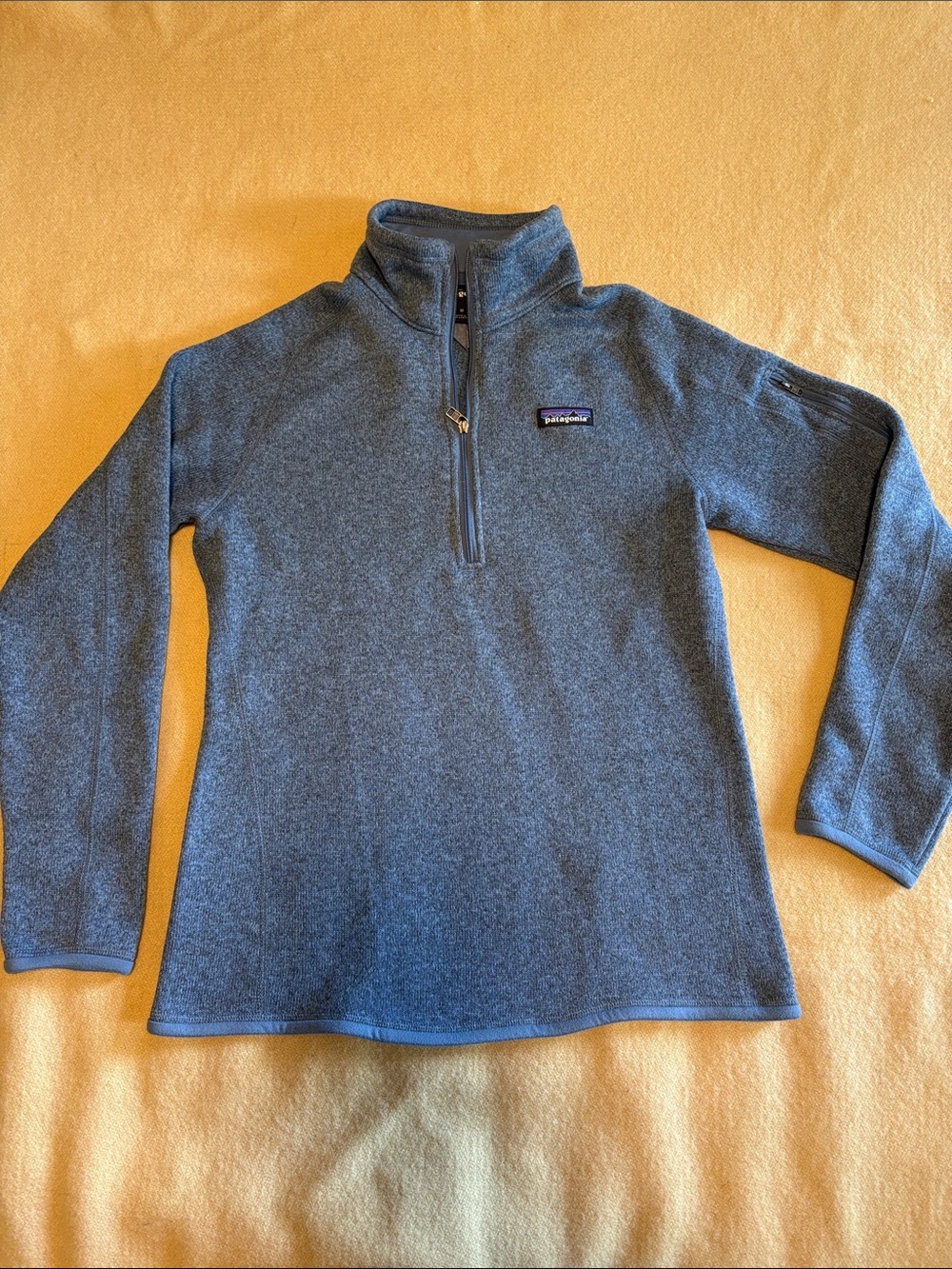 Patagonia Women's Heather Slate Gray Half-Zip Fleece Pullover